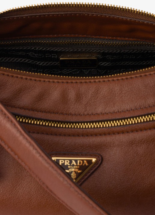 Prada Desiree Small schoudertas van kalfsleer - detail 4 bruin