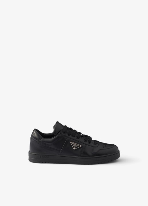 Prada Downtown sneaker van leer met logo