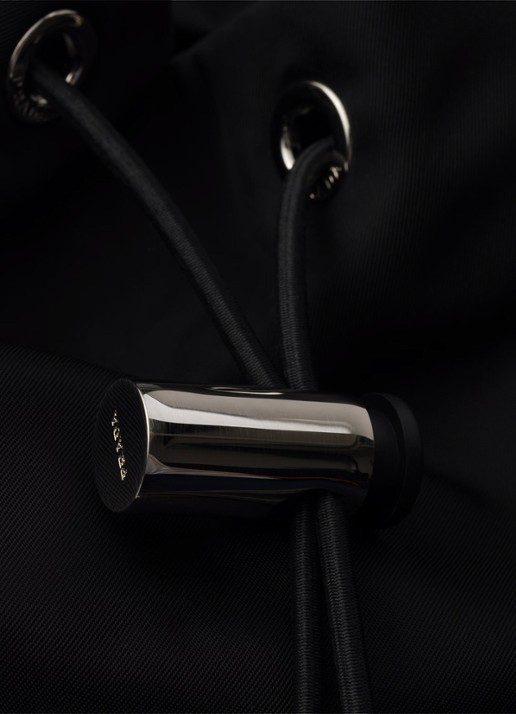 Prada Explore Re-Nylon rugzak met leren details - detail 5 zwart