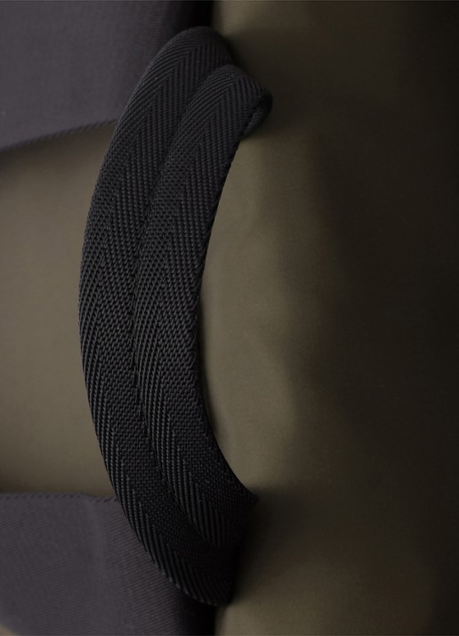 Prada Explore Re-Nylon rugzak met leren details - detail 5 legergroen