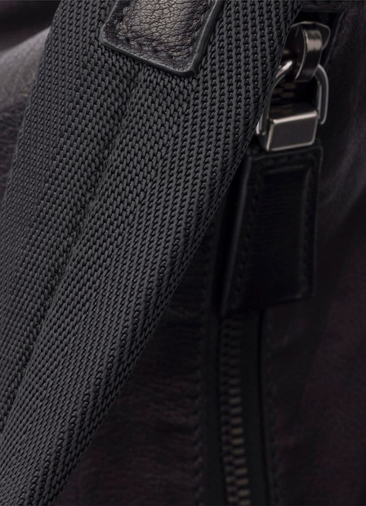 Prada Explore schoudertas van leer - detail 4 zwart