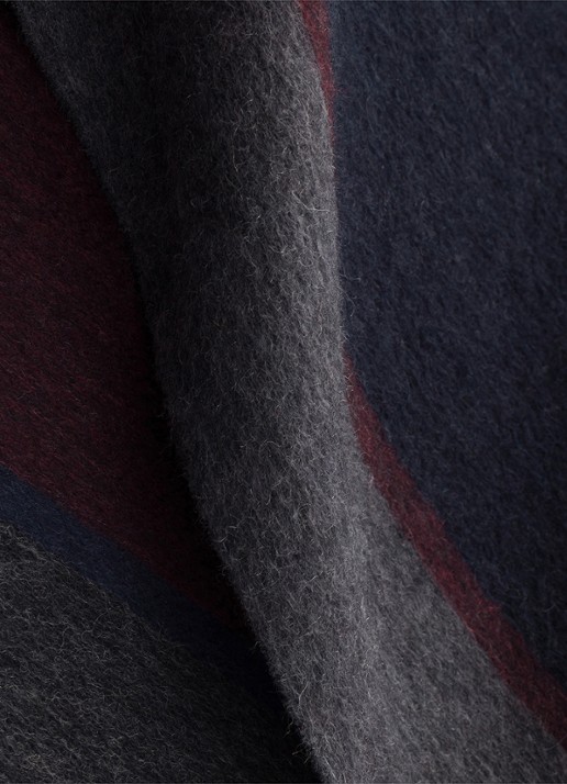 Prada Fijngebreide sjaal in kasjmierblend 185 x 28 cm - detail blauw
