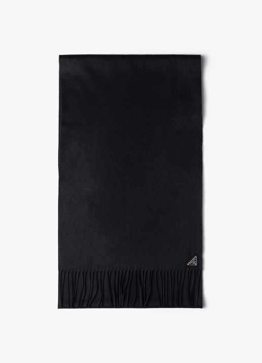 Prada Fijngebreide sjaal in zijdeblend 170 x 35 cm