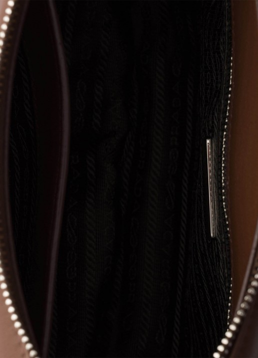 Prada Fold Large schoudertas van kalfsleer - detail 4 bruin
