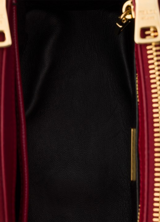 Prada Galleria handtas van lakleer - detail 3 rood