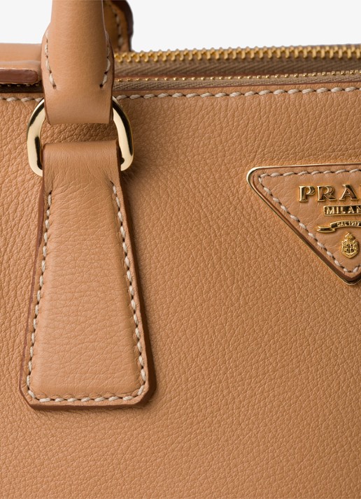 Prada Galleria Large handtas van kalfsleer - detail 7 camel