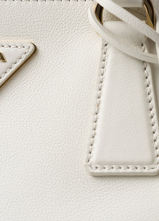 Prada Galleria Large handtas van kalfsleer - detail 7 wit