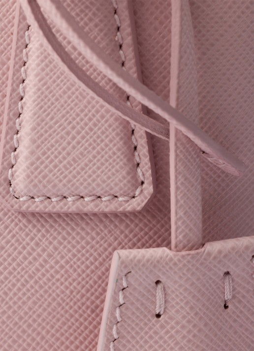 Prada Galleria Micro handtas van leer - detail 4 oudroze