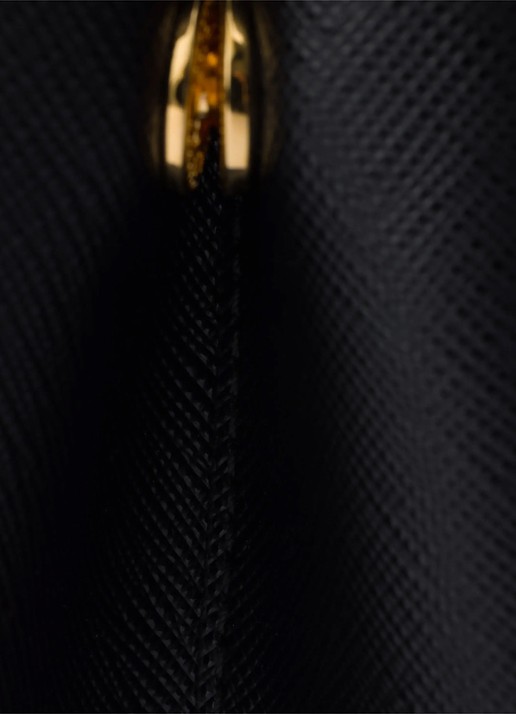 Prada Galleria Small handtas van kalfsleer - detail 5 zwart