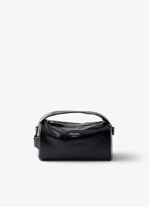 Prada Handtas van kalfsleer - voorkant 5 zwart