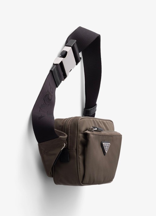 Prada Heuptas met leren details - detail grijs