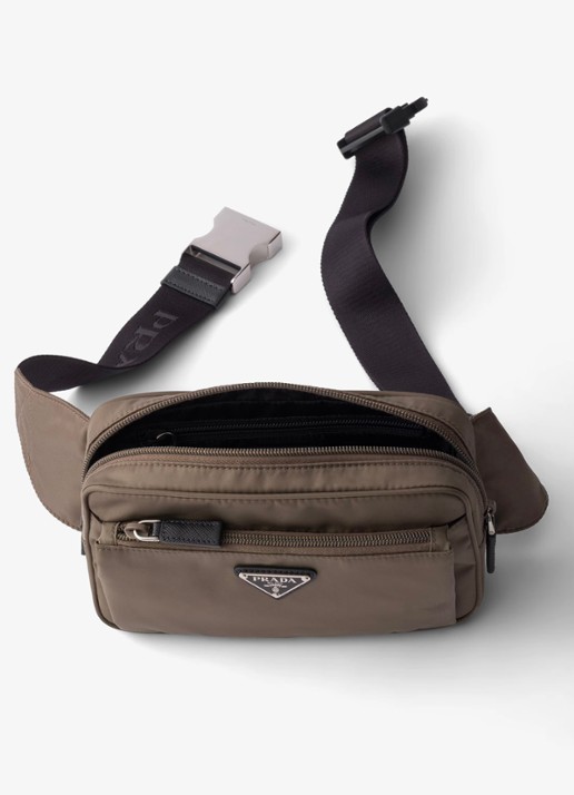Prada Heuptas met leren details - detail 2 grijs