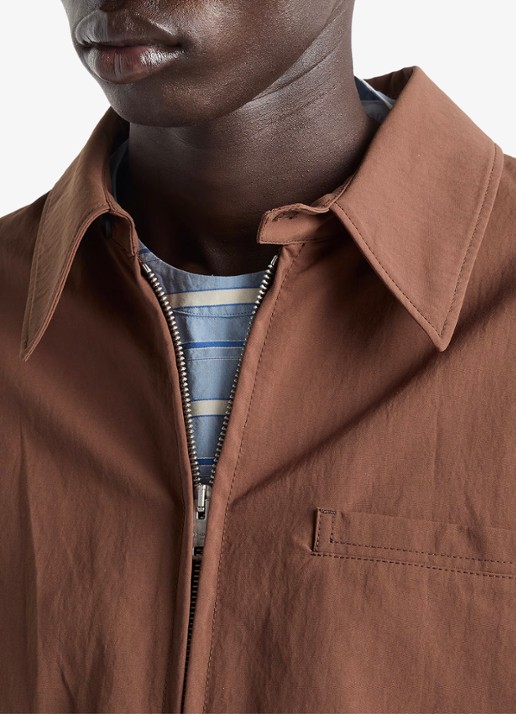 Prada Jack met logo en borstzak - detail 2 bruin