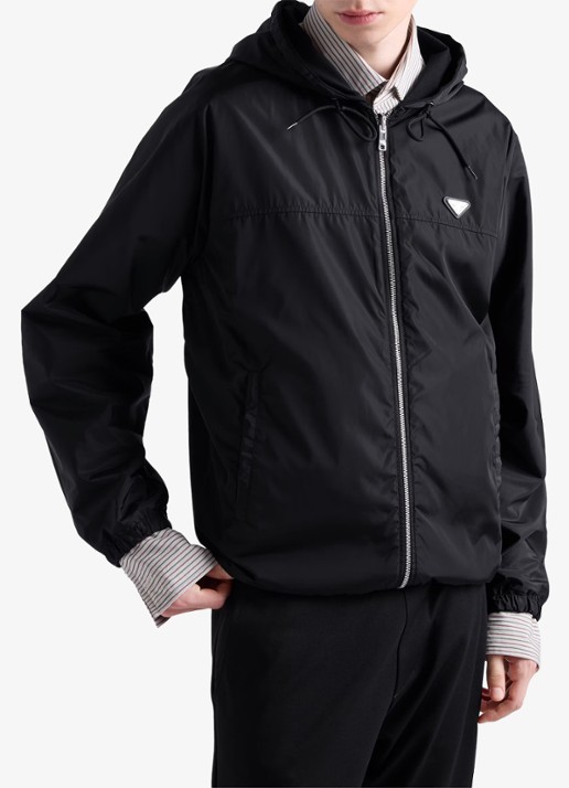 Prada Jack met logo en capuchon