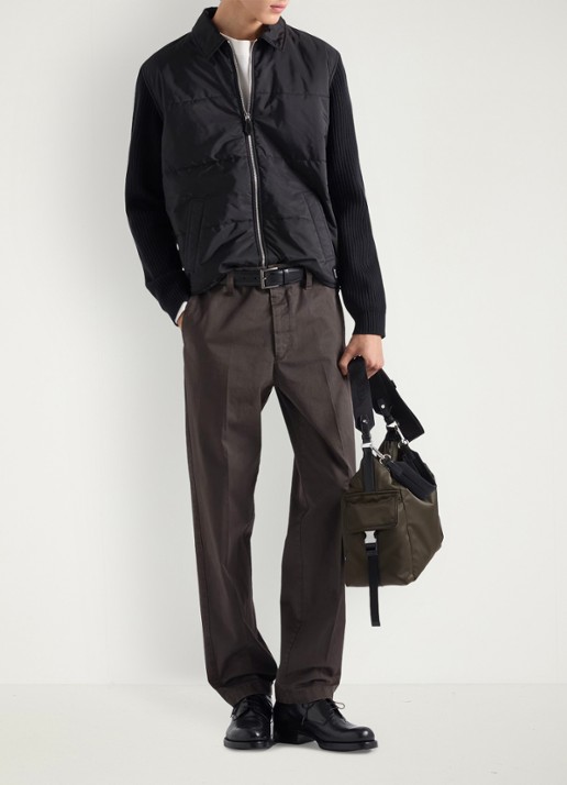 Prada Jack van scheerwol - voorkant 3 zwart