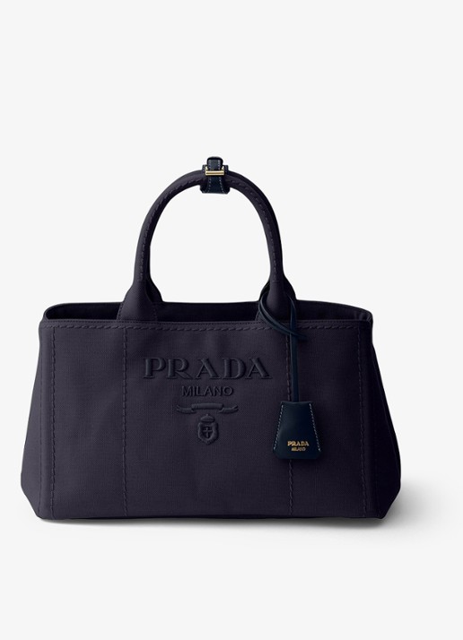 Prada Jardinière Large handtas met logoborduring
