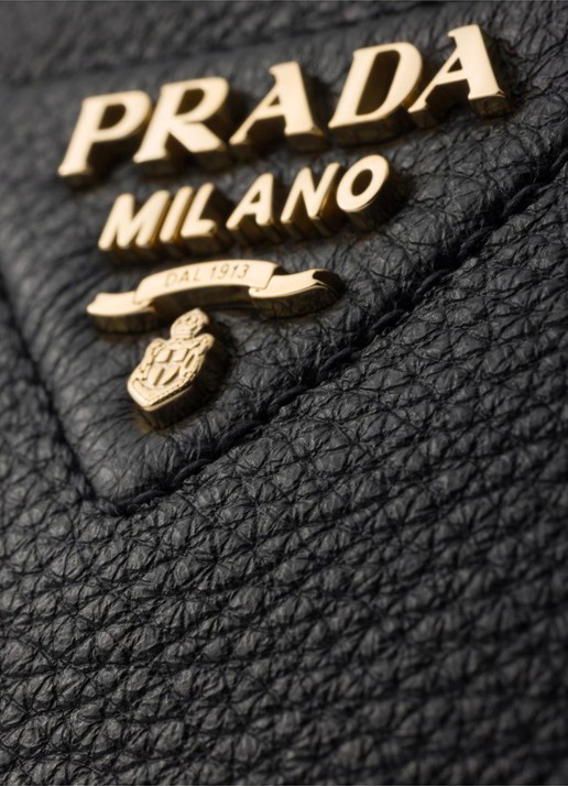 Prada Large schoudertas van kalfsleer - detail 5 zwart