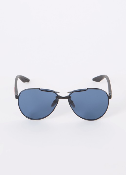 Prada Linea Rossa Piloten zonnebril PS51YS - detail 3 zwart