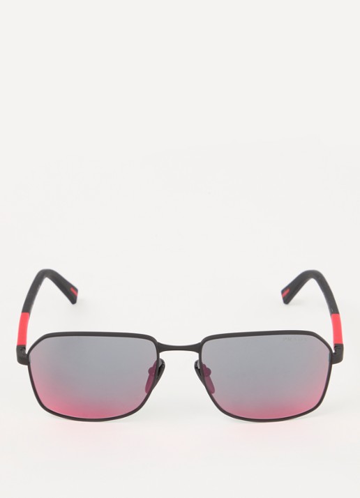 Prada Linea Rossa Piloten zonnebril PSA51S - detail 2 zwart