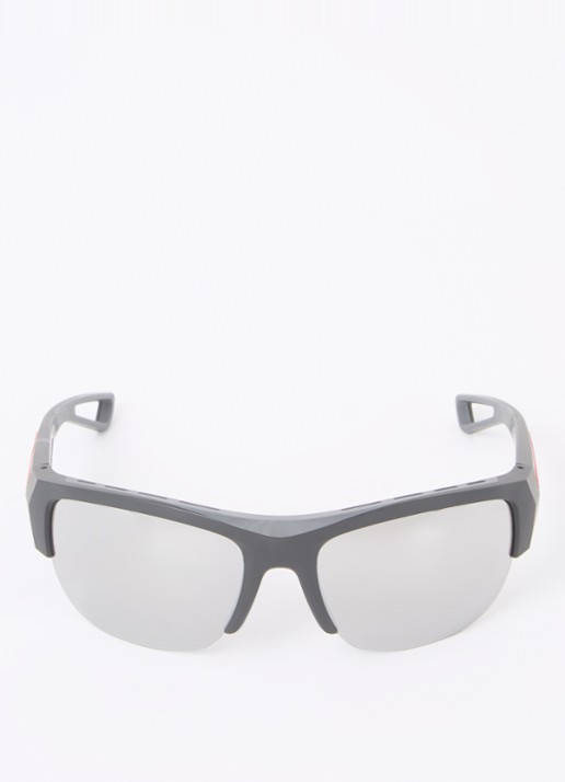 Prada Linea Rossa Shield zonnebril met brillenkoord PSA01S - detail zwart