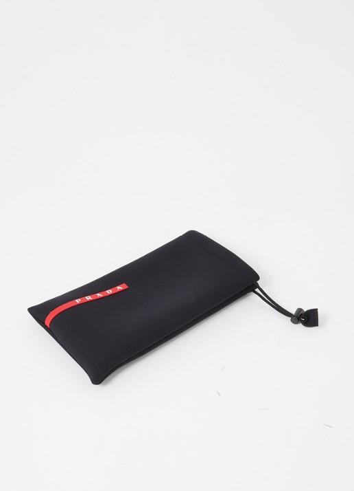 Prada Linea Rossa Shield zonnebril PSA03S - detail 4 zwart