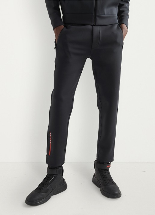Prada Linea Rossa slim fit joggingbroek met ritszakken