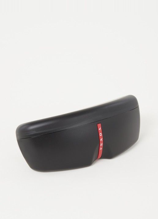 Prada Linea Rossa Wayfarer zonnebril gepolariseerd PS05YS - detail 4 zwart