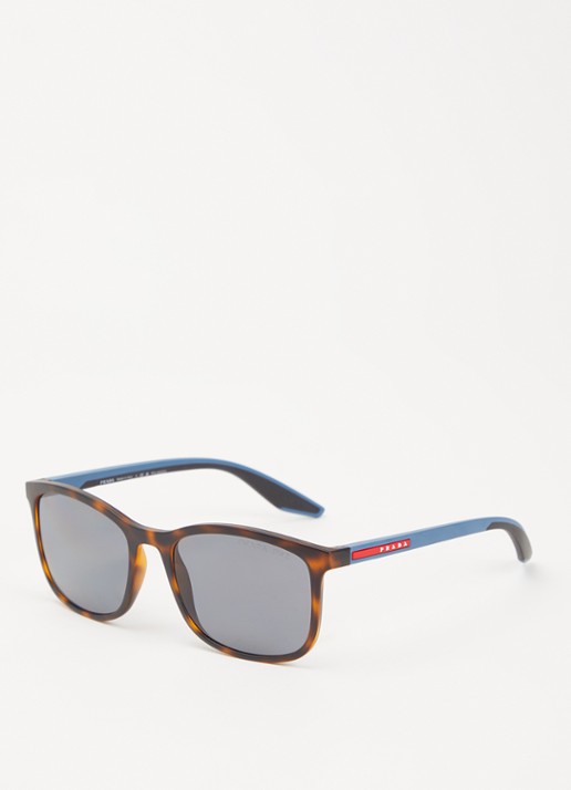 Prada Linea Rossa Wayfarer zonnebril gepolariseerd PSA08S