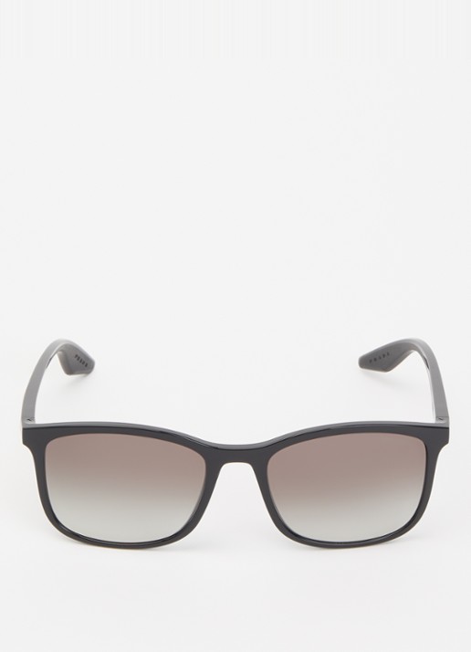 Prada Linea Rossa Wayfarer zonnebril PSA08S - detail zwart