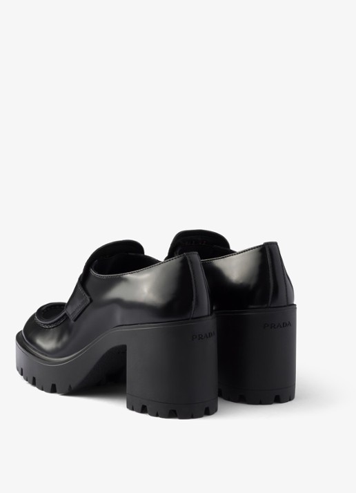 Prada Loafer van kalfsleer - achterkant 4 zwart