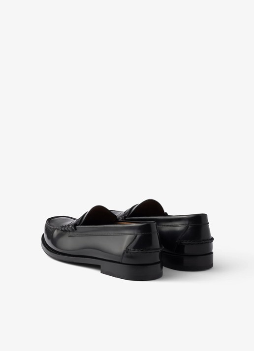 Prada Loafer van kalfsleer - achterkant zwart