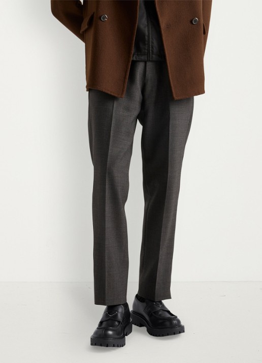 Prada Loafer van leer - voorkant 2 zwart