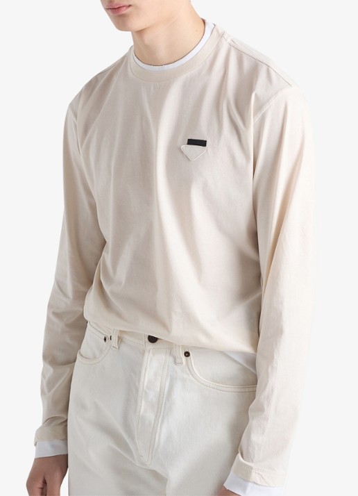 Prada Longsleeve met contrast