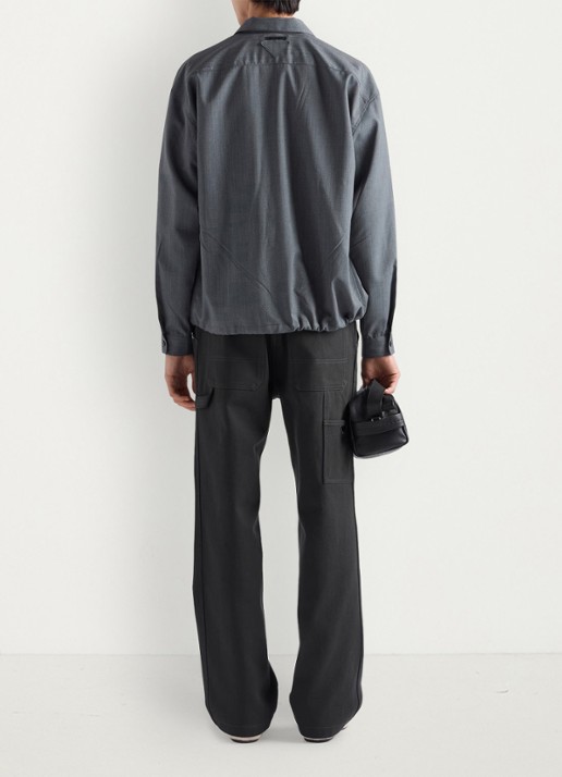 Prada Loose fit jeans met gekleurde wassing - achterkant 3 donkergroen