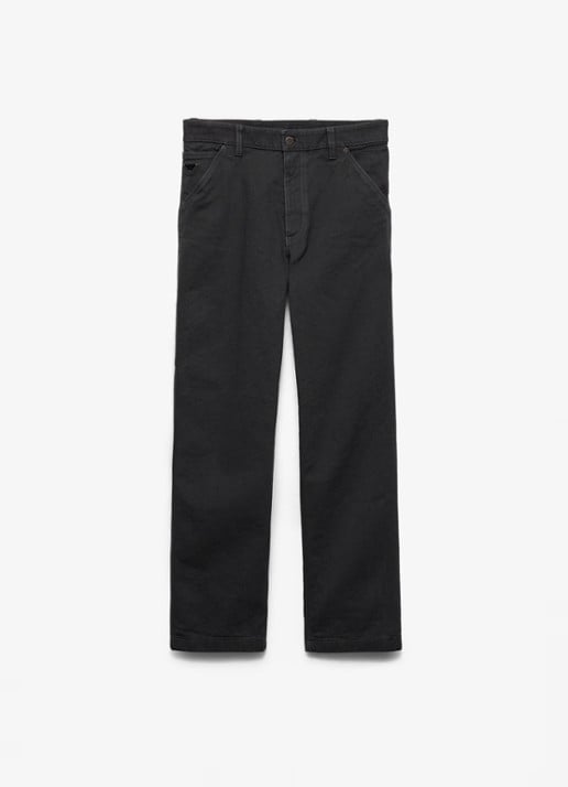 Prada Loose fit jeans met gekleurde wassing - voorkant 4 donkergroen
