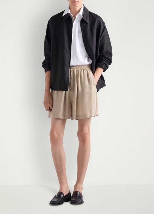 Prada Loose fit overhemd met borstzak - voorkant 2 wit