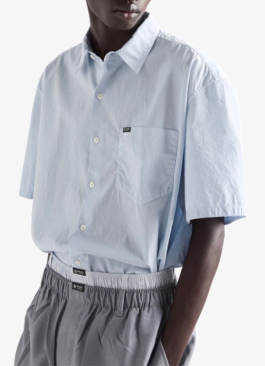 Prada Loose fit overhemd met borstzak