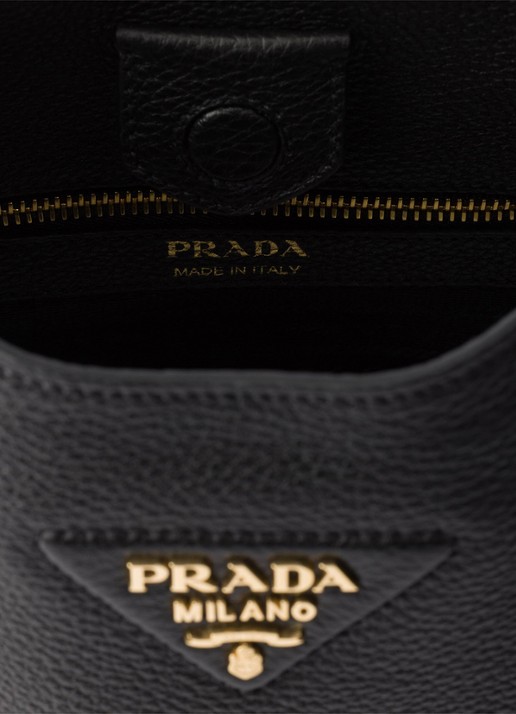 Prada Medium schoudertas van kalfsleer - detail 6 zwart