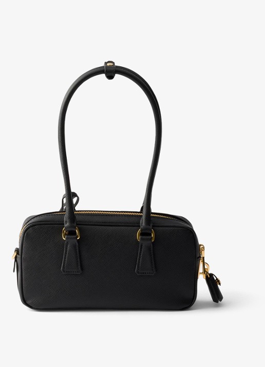 Prada Mini handtas van kalfsleer - achterkant 7 zwart