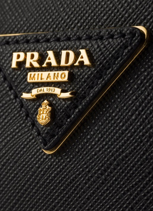 Prada Mini handtas van kalfsleer - detail 2 zwart