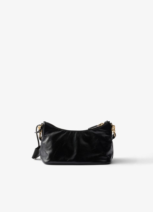 Prada Mini schoudertas van kalfsleer - achterkant 7 zwart