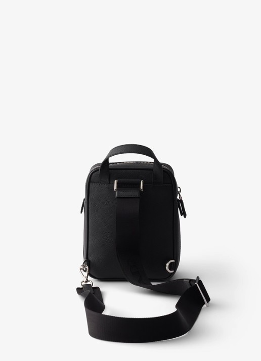 Prada Mini schoudertas van kalfsleer - achterkant 7 zwart