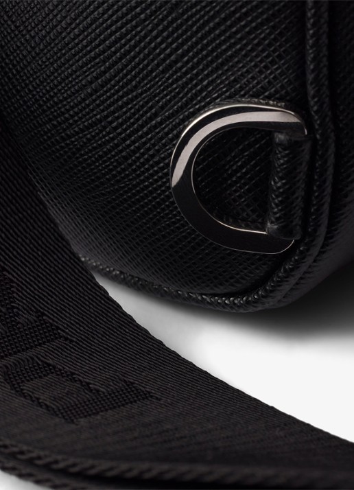 Prada Mini schoudertas van kalfsleer - detail 5 zwart