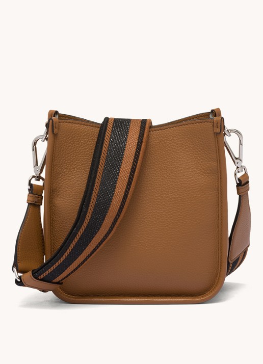 Prada Mini schoudertas van leer - detail 4 cognac