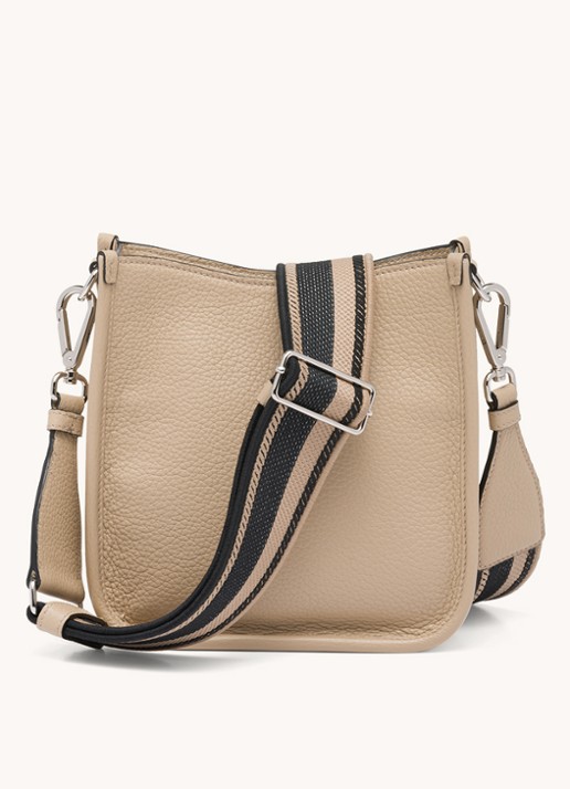 Prada Mini schoudertas van leer - achterkant 4 zand
