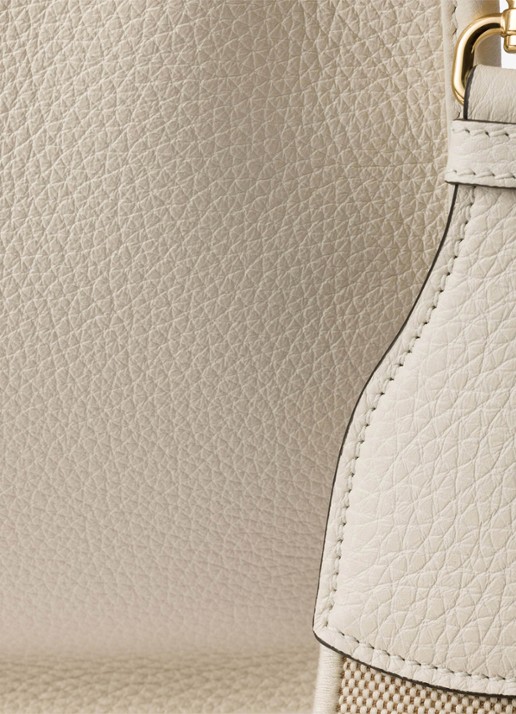 Prada Mini schoudertas van leer - detail 6 wit