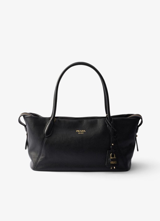 Prada Ouvert Large schoudertas van kalfsleer