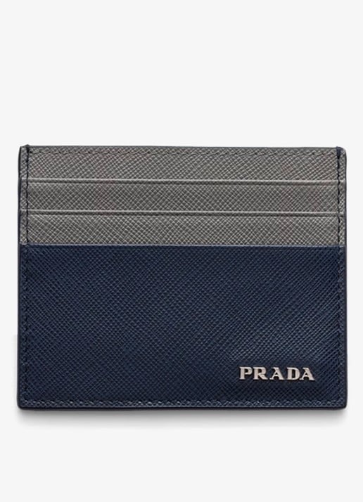 Prada Pasjeshouder van leer met logo