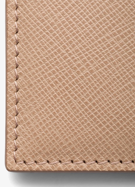 Prada Pasjeshouder van leer - detail 2 beige