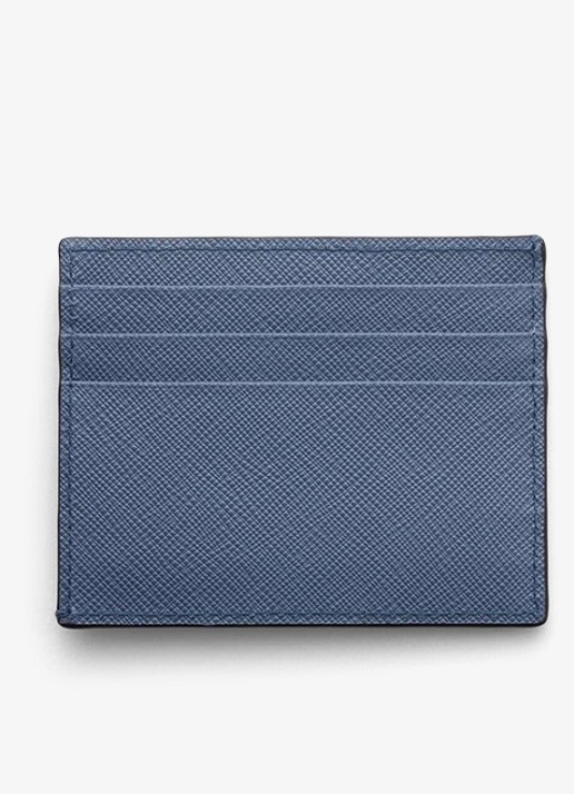 Prada Pasjeshouder van leer - achterkant 3 blauw